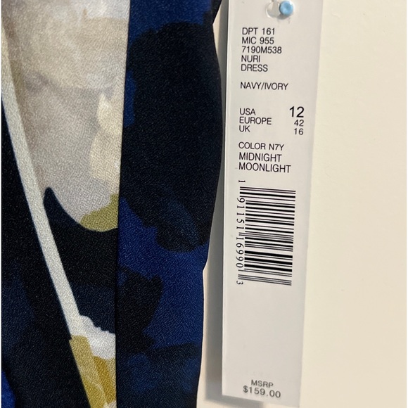 Antonio Melani Nuri sleeveless mixed media dress - Picture 2 of 4